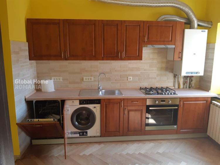 Apartament cu 3 camere semidecomandat, mobilat în Universitate