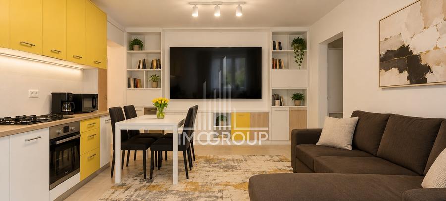 Apartament cu 3 camere semidecomandat, mobilat în Gheorgheni