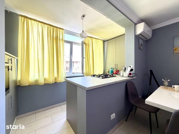 Apartament cu 3 camere semidecomandat în Central