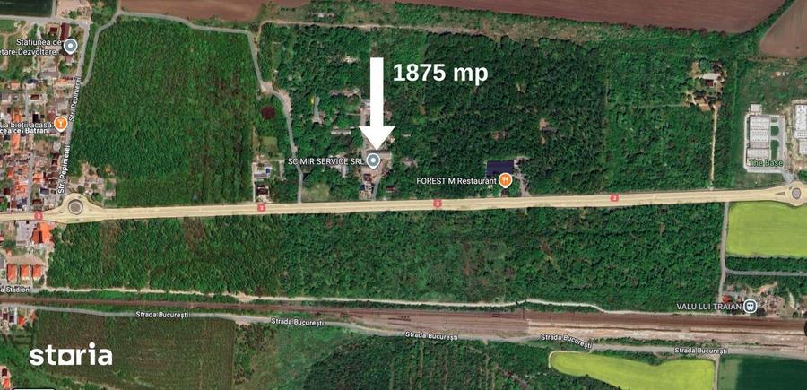 Teren de 1875 mp, în Valu lui Traian