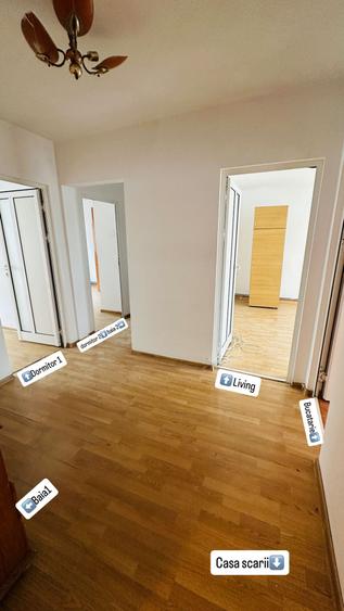 OPORTUNITATE DE INVESTIȚIE: Apartament 3 camere, 2 băi, et. 2, bloc 1980 - Dacia - 2