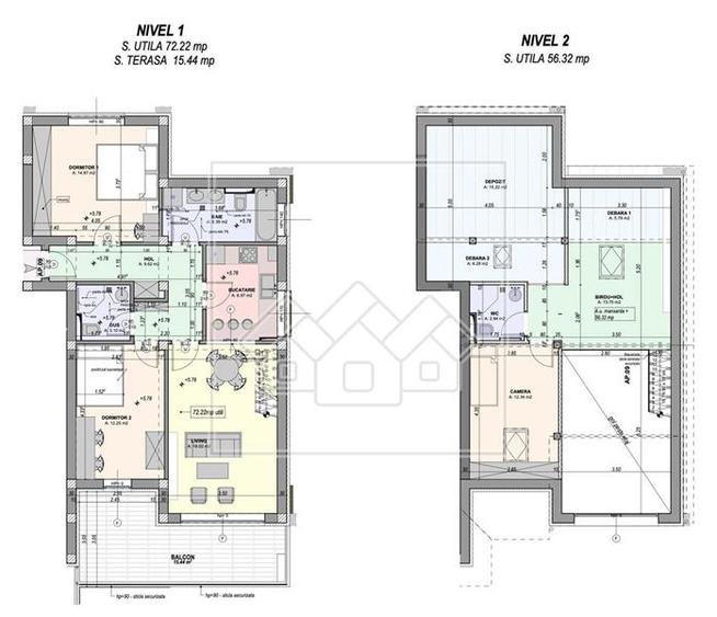 Penthouse cu 5 camere decomandat în Exterior Vest