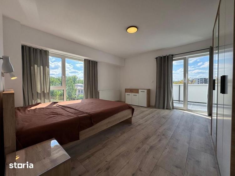 Apartament cu 2 camere semidecomandat, mobilat în Dâmbul Rotund