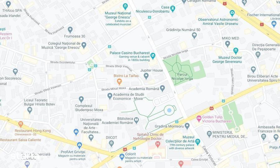 Teren de 800 mp, în Victoriei