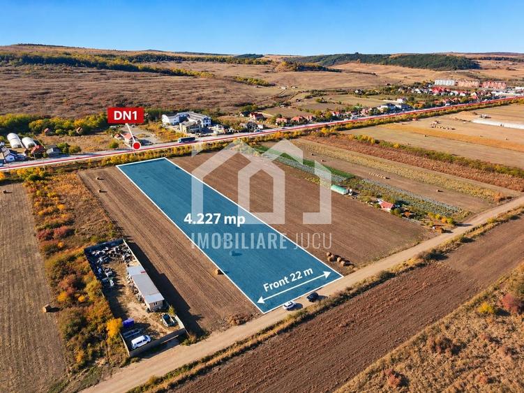 Teren Construcții intravilan de 4227 mp, în Jucu de Mijloc
