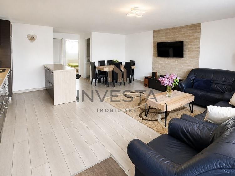 Apartament cu 3 camere semidecomandat, mobilat în Zorilor
