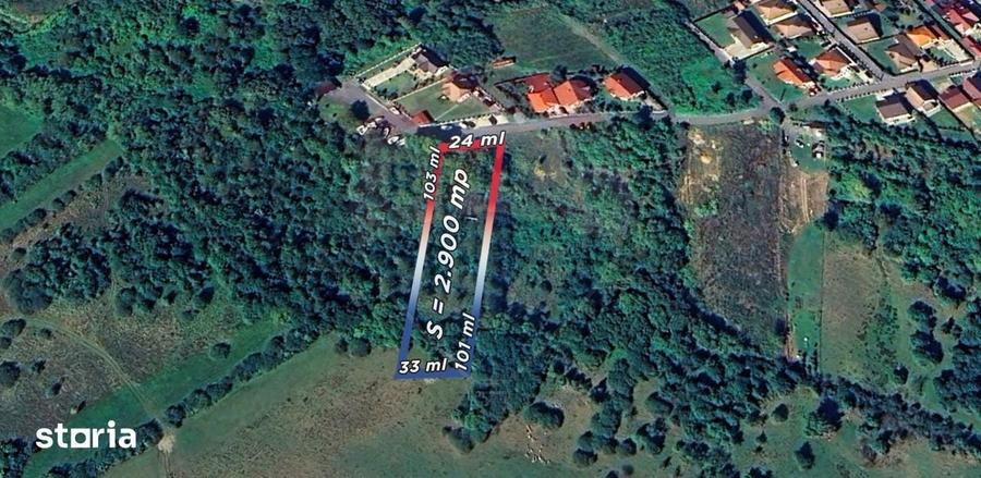 Teren de 2900 mp, în Tăuții-Măgherăuș