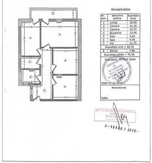 Apartament cu 3 camere decomandat, mobilat în Theodor Pallady