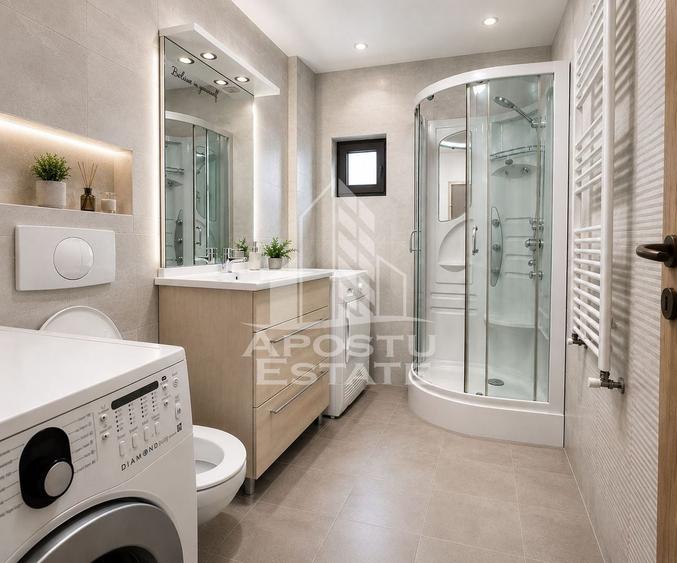 Apartament cu 3 camere semidecomandat în Șagului