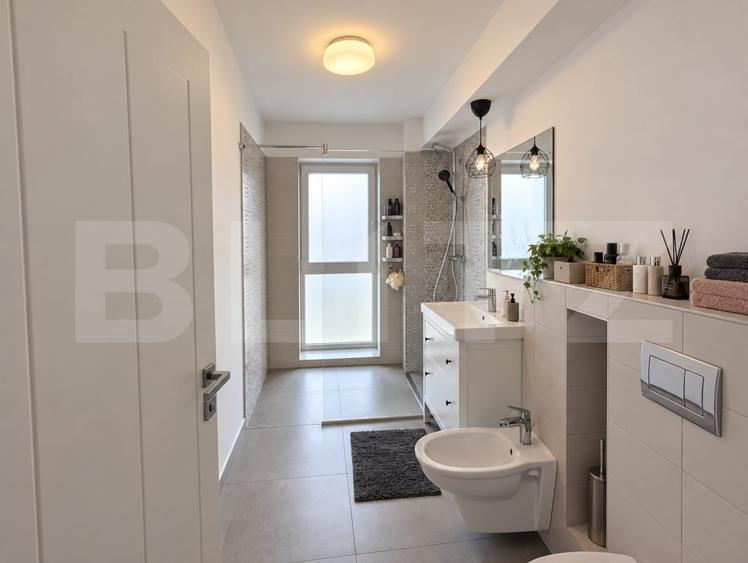 Apartament cu 3 camere decomandat, mobilat în Borhanci
