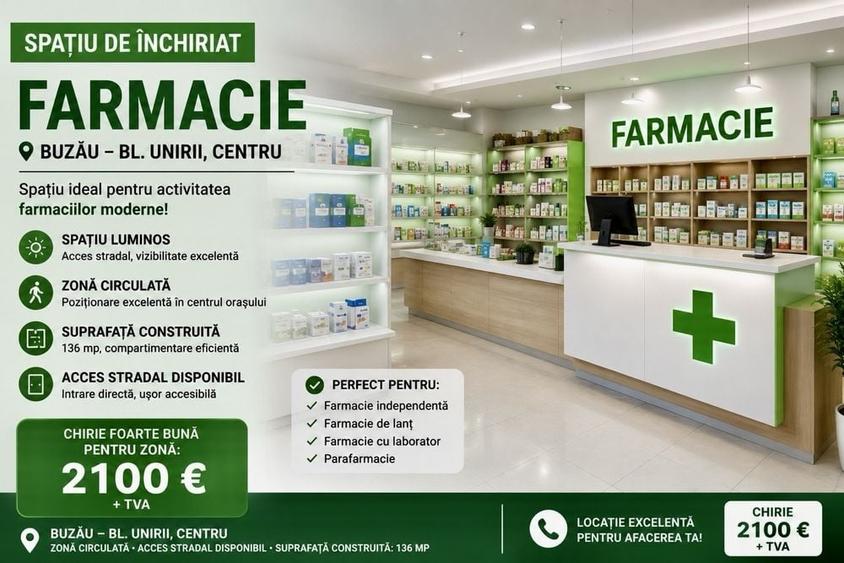Spațiu comercial, de 109 mp, în Central