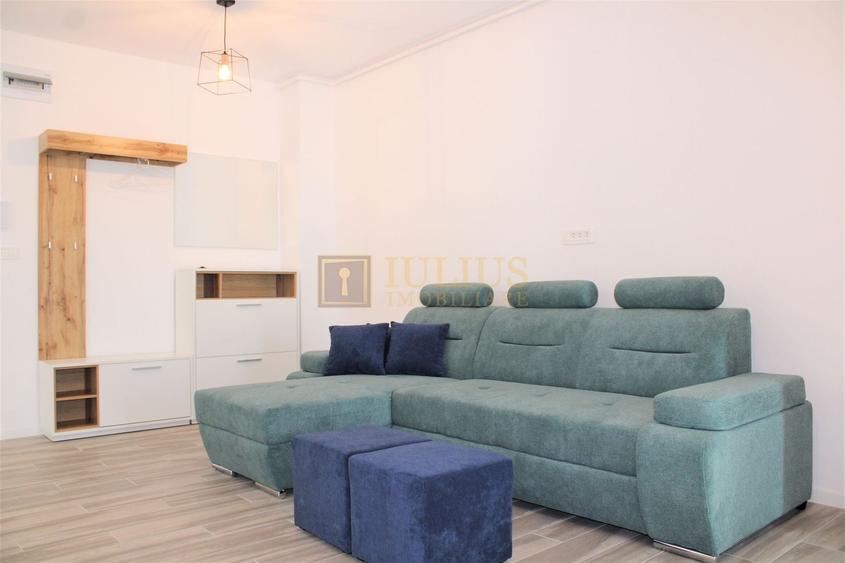 Apartament cu 2 camere semidecomandat, mobilat în Nord