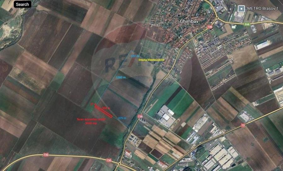 Teren agricol extravilan de 9650 mp, în Cristian