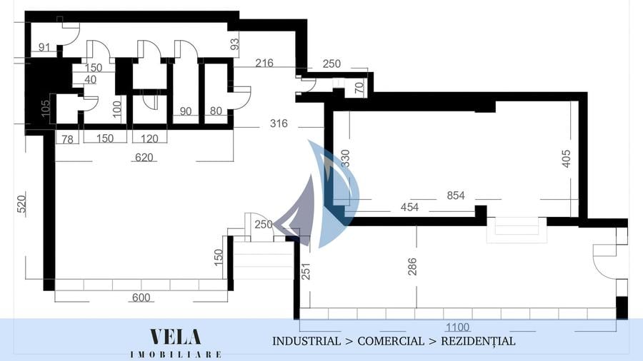 Spațiu comercial, de 147 mp, în 7 Noiembrie