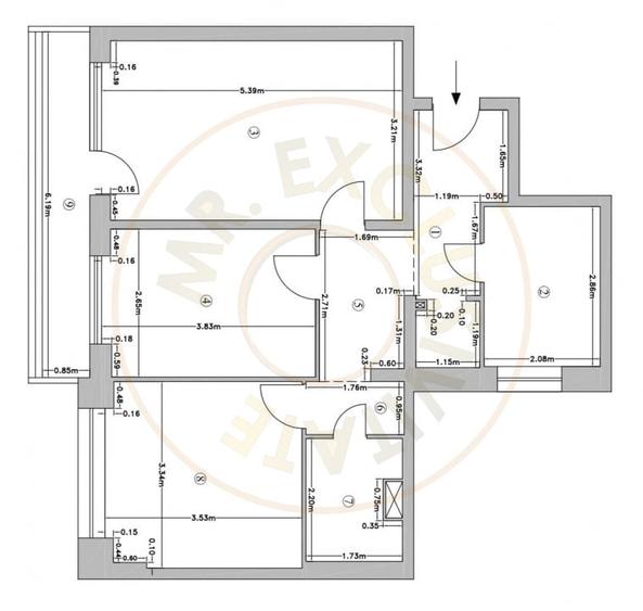 Ap. 3 camere, decomandat, etaj 2, Lacul Tei, Bucuresti - 7