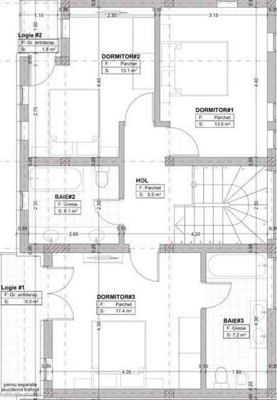 Casa cuplata, 4 camere, 110mp, teren 130mp, complex de case, zona Terra - 3