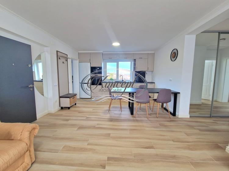 Apartament cu 4 camere semidecomandat, mobilat în Borhanci