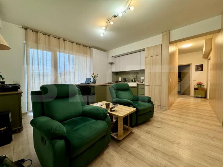 Apartament cu 2 camere semidecomandat, mobilat în Iosia