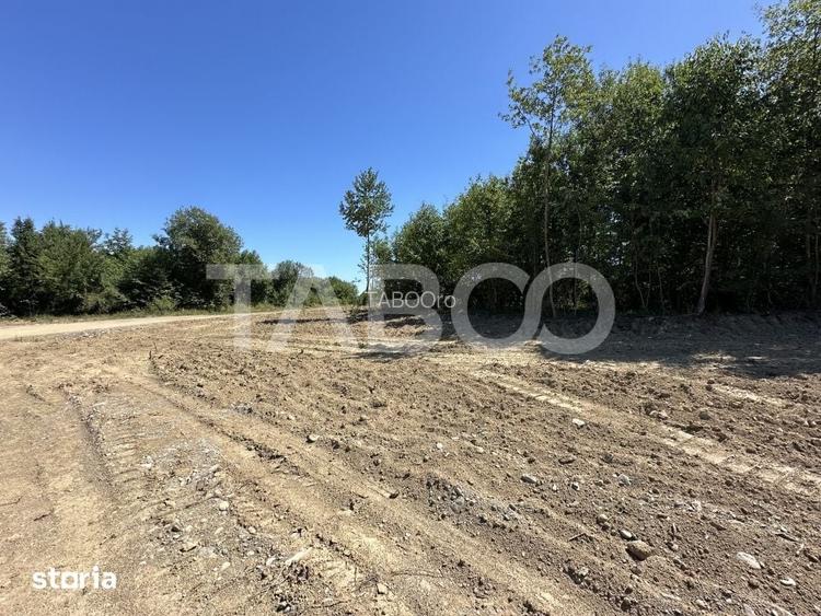 Teren extravilan cu utilitati 1800 mp langa Rau pe Valea Sebesului