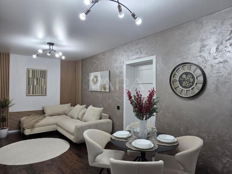 Apartament cu 3 camere semidecomandat, mobilat în Florești — fotografia 1