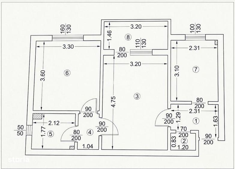Apartament de renovat Podul de Piatra
