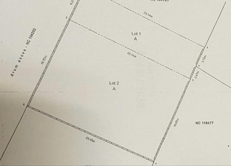 Teren Construcții intravilan de 370 mp, în Exterior Vest