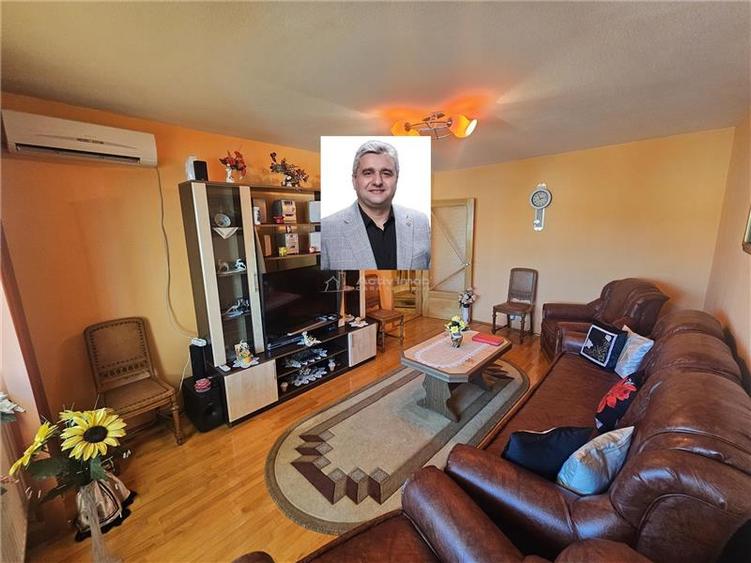 Apartament cu 3 camere decomandat, mobilat în Micro IV