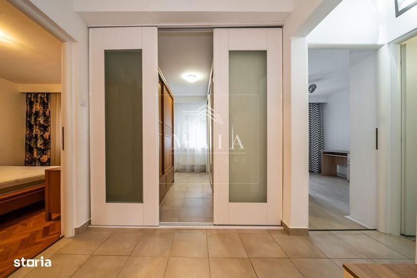 Apartament cu 4 camere decomandat, mobilat în Central