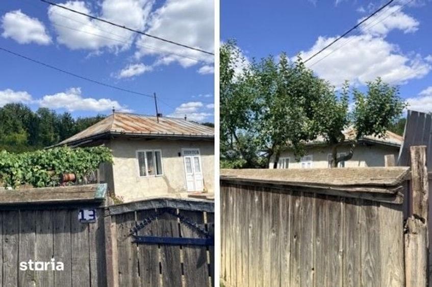 Casă cu 2 camere cu Teren 1100 Mp în Corni