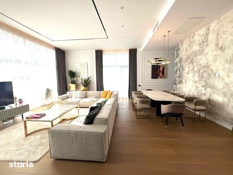 Apartament cu 4 camere, mobilat în Herăstrău