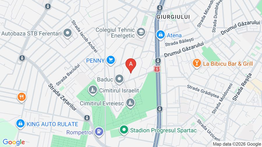 Apartament cu 2 camere decomandat în Giurgiului