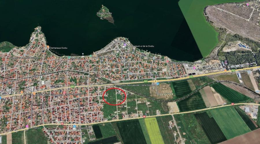 Teren Construcții intravilan de 1500 mp, în Ovidiu