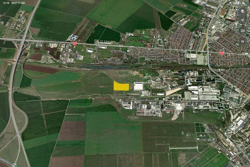 Teren Construcții intravilan de 45000 mp, în Zona Industrială