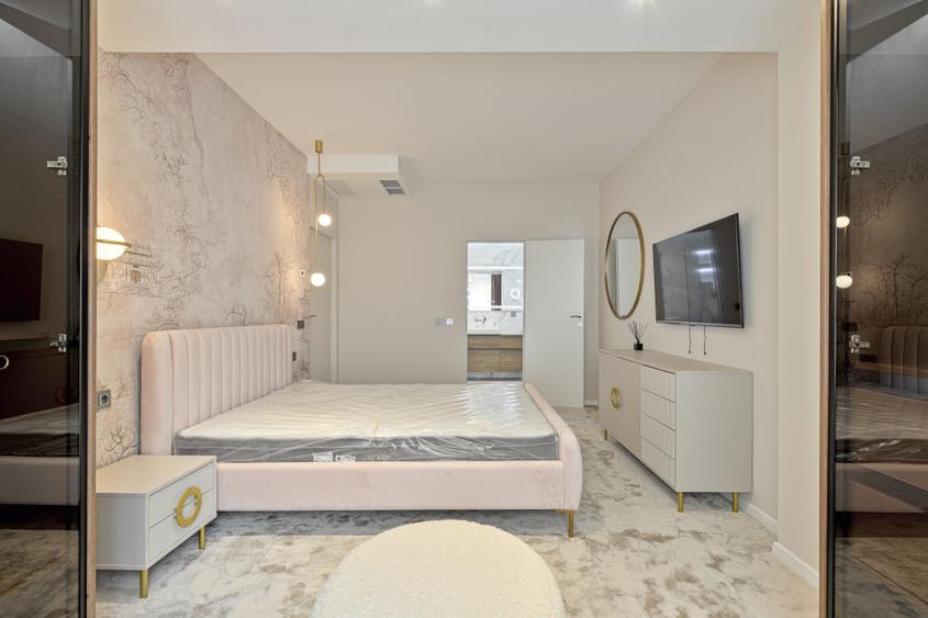 Apartament cu 3 camere semidecomandat, mobilat în Herăstrău
