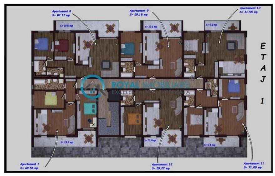 Apartament cu 2 camere decomandat în Albert