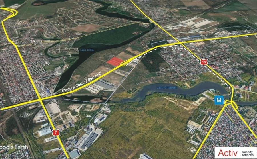 Spațiu industrial, de 1,420 mp, în Străulești