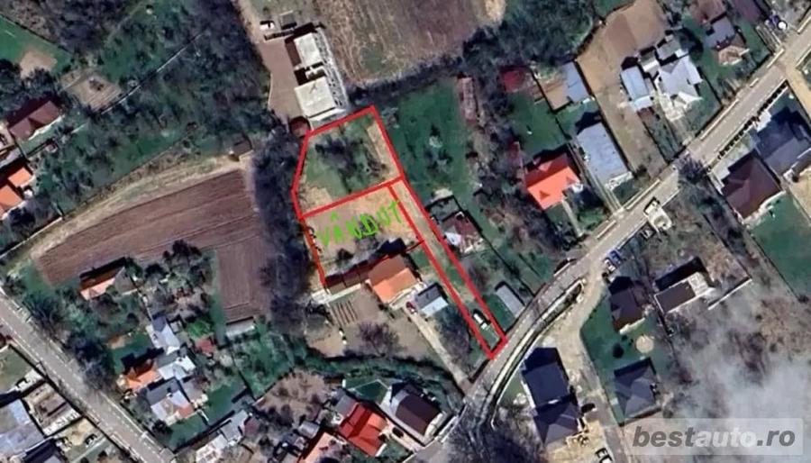 Teren de 740 mp, în Priseaca