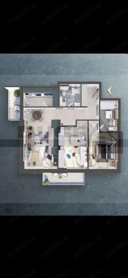 Apartament cu 3 camere decomandat în Iris