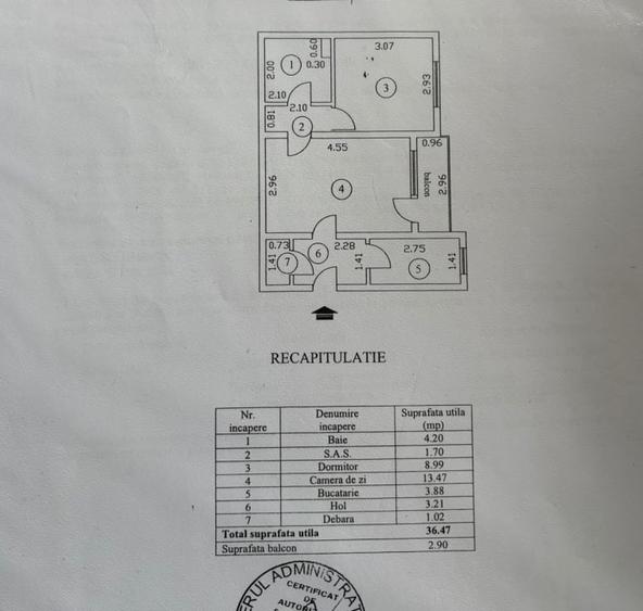 Apartament cu 2 camere decomandat, mobilat în Viziru 1