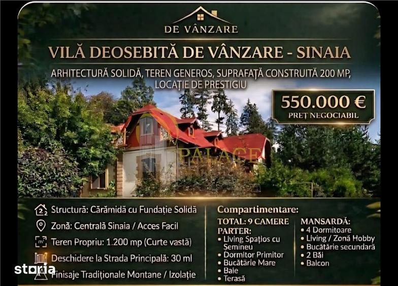 Casă cu 6 camere cu Teren 1152 Mp în Sinaia