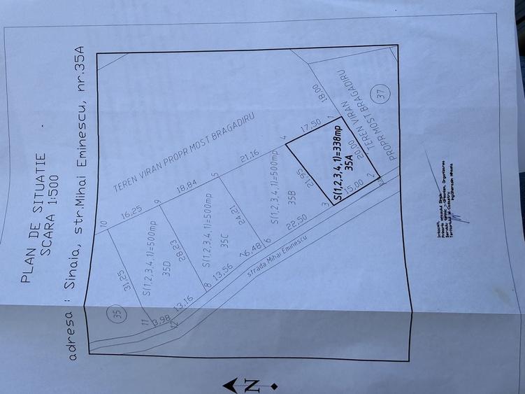 Teren Construcții intravilan de 338 mp, în Central