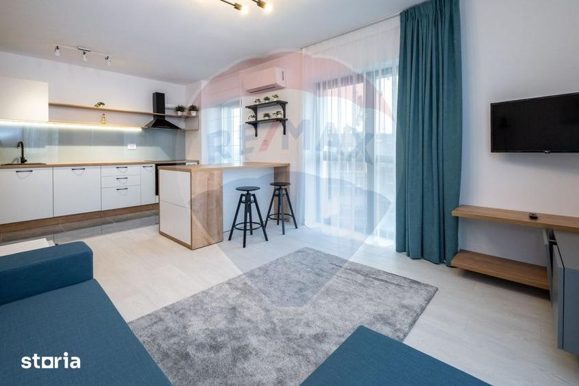 Apartament cu 2 camere decomandat, mobilat în Arcul de Triumf