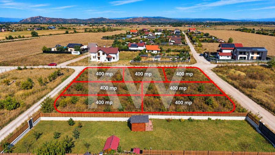 Teren Construcții intravilan de 400 mp, în Hărman