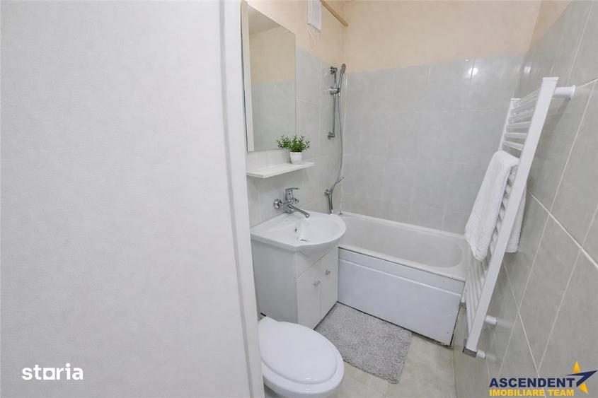 Apartament cu 2 camere semidecomandat, mobilat în Florilor