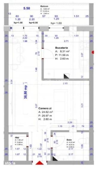 Apartament cu 1 camera, 39 mp, bucatarie separata, parter inalt, Urusa