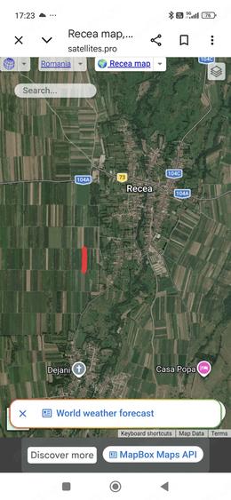 Teren de 4500 mp, în Recea