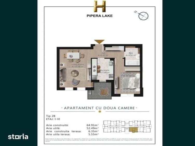 Apartament 2 camere/ H Pipera Lake/ Promenada+ parcare - 5