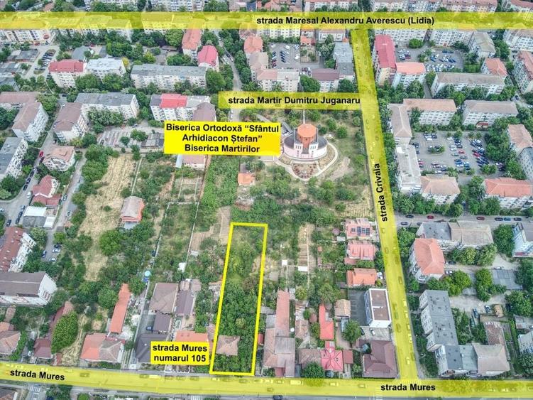 Teren Construcții intravilan de 1842 mp, în Girocului