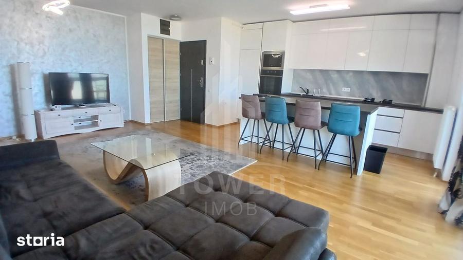 Apartament cu 3 camere, mobilat în Central