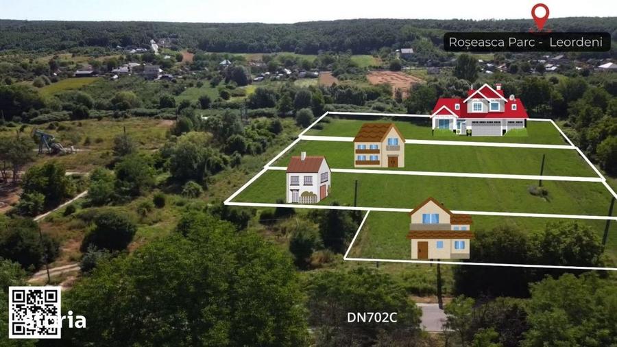 Teren de 400 mp, în Leordeni